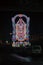 Representation of Lord Balaji with led lights, Navaratri Festival