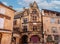 Representative facades of the town of Sarlat la CanÃ©da, in PÃ©rigord, Dordogne, Nouvelle-Aquitaine, France