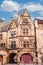 Representative facades of the town of Sarlat la CanÃ©da, in PÃ©rigord, Dordogne, Nouvelle-Aquitaine, France