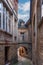 Representative facades of the town of Sarlat la CanÃ©da, in PÃ©rigord, Dordogne, Nouvelle-Aquitaine, France