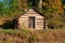 A Reproduction Cabin at Valley Forge National Historical Park