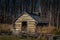 Reproduction hut at Valley Forge Park