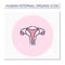 Reproductive system color icon