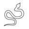 Reptile snake icon