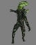 Reptilian Alien, 3D CG