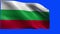 Republic of Bulgaria, Flag of Bulgaria, Bulgarian Flag - loop