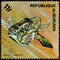 REPUBLIC OF BURUNDI - CIRCA 1974: postage stamp, printed in Burundi, shows a fish Scrawled Cowfish Lactophrys quadricornis