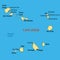 Republic of Cabo Verde - vector map
