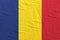 Republic of Chad flag waving