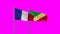 Republic of the Congo and France flag