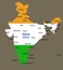 Republic of India map