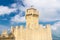 Republic San Marino, September 18, 2018: Seconda Torre La Cesta second fortress tower