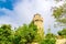 Republic San Marino Terza Torre Montale third fortress tower with brick walls on Monte Titano stone