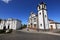 The Republic Square with the Sao Jorge church in Nordeste, Sao Miguel island, Azores