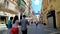 Republic street in Valletta, Malta