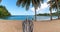 Republic of Trinidad and Tobago - Tropical island of Tobago - Parlatuvier bay - Tropical beach in the Caribbean Sea