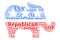 Republican Debate Word Cloud in Elephant
