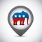 Republican party elephant usa icon