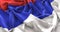 Republika Srpska Flag Ruffled Beautifully Waving Macro Close-Up