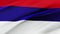 Republika Srpska flag waving in wind video footage  Realistic Republika Srpska Flag background. Republika Srpska Flag Looping Clos