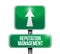 reputation management road sign illustration