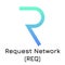 Request Network REQ. Vector illustration crypto