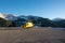 Rescue helicopter at the 2024 Ski Mountaineering World Cup at the Pal - Arinsal ski resort in 2024