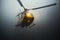 rescue helicopter in the fog generative ai