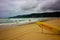 Rescue surf board on the beach of Phuket