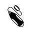 Rescue torpedo buoy silhouette icon