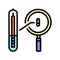 reseaching rfid chip color icon vector illustration