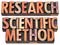 Research and scientific method