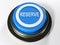 Reserve blue push button - 3D rendering