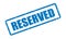 Reserved ink stamp