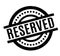 Reserved rubber stamp