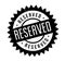 Reserved rubber stamp