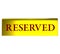 Reserved Sign