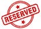 reserved stamp