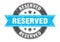 reserved stamp