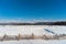 The reserved Tunkinskaya valley on a sunny day in early spring. Republic of Buryatia, Russia, Siberia