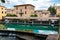 A reservoir in the Clitunno river in Bevagna, italy