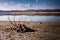 Reservoir almost empty due to drought