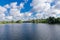 Reservoir and medieval monastery of the Discalced Carmelites, Berdychiv, Ukraine