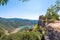 Reservoir Pantano De Siurana, Tarragona, Catalunya, Spain. Top view.