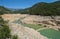 The reservoir of Ulldecona practically empty Spain