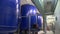 Reservoirs for water treatment sludge storage. Biogas production