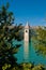 Resia lake (Italy) - The submerged bell tower