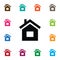 Residence Icon. Build Vector Element Can Be Used For Residence, Home, House Design Concept.