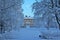The residence in LuleÃ¥ in winter