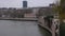 Residences next to the river Seine